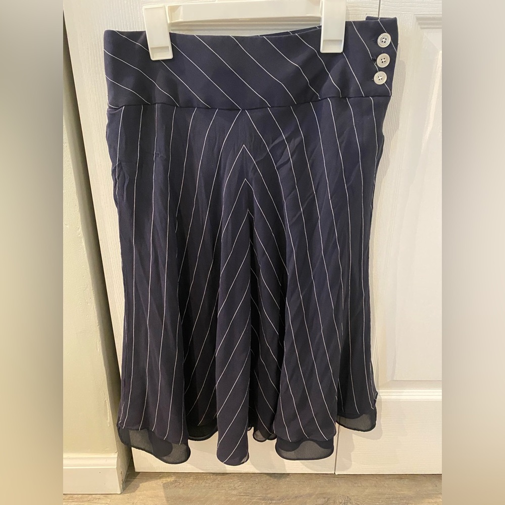 Women’s Navy Striped Skirt Size 4